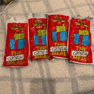 McDonald's Grinch Meal Toy Set with Red Packaging-LIMITED EDITION 2025